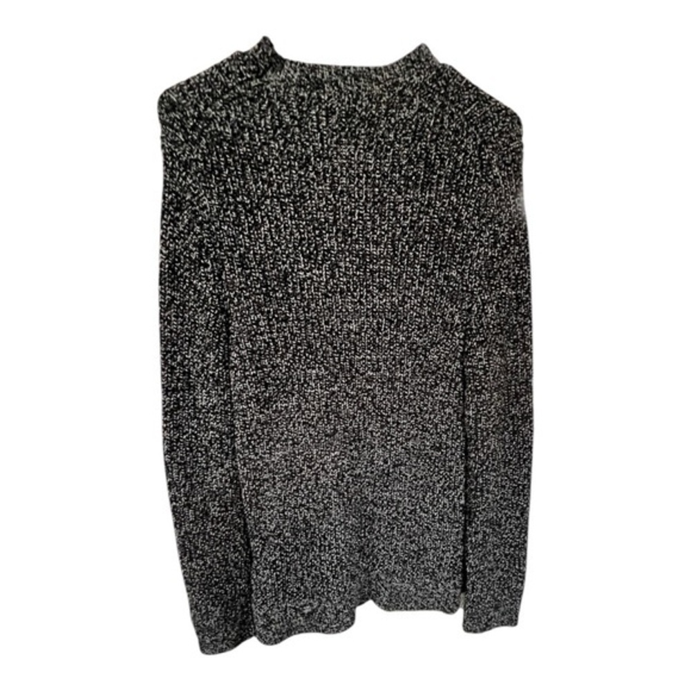 Banana Republic Chic Black and White Knit Sweater